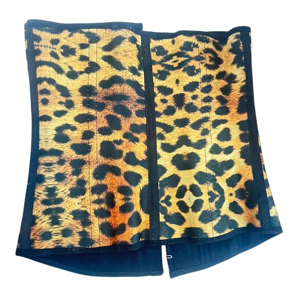 Ann Michell The Original Latex Girdle 3 Hooks 2024 Animal Print Waist Training - Picture 6 of 11